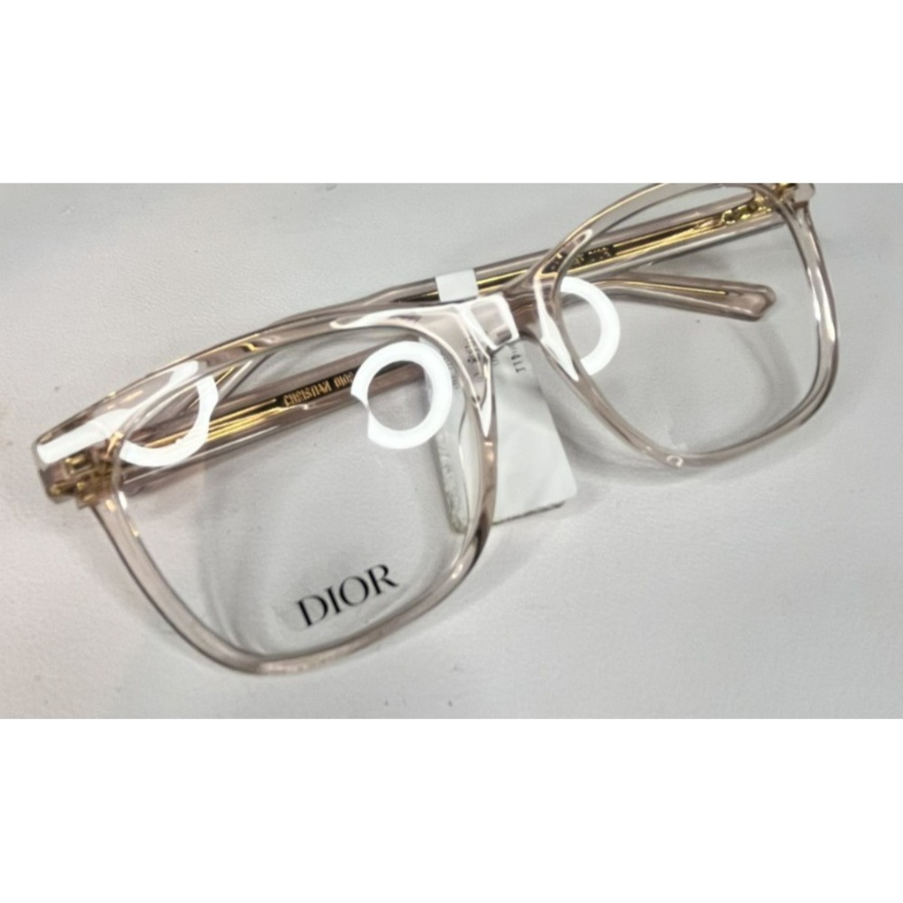 Christian Dior Spirito Square Clear Eyeglasses Frames 53-17- 140 - PREOWNED - Picture 10 of 10